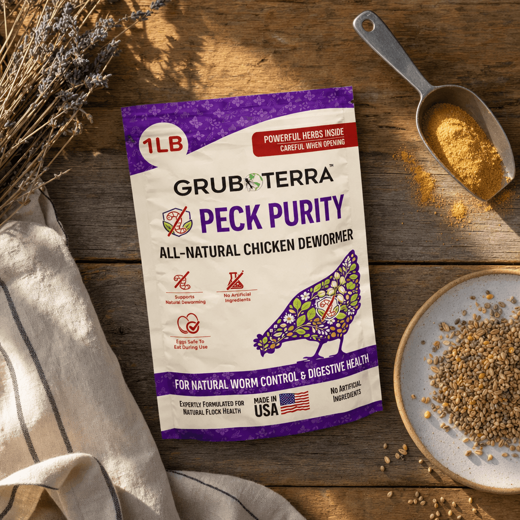 Daily chicken care routine with Peck Purity
