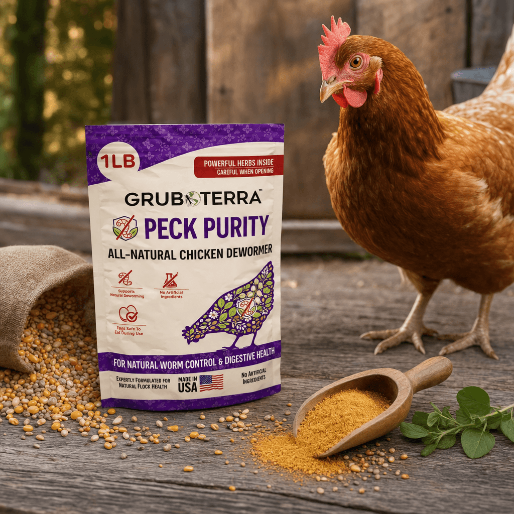 Peck Purity daily flock care product