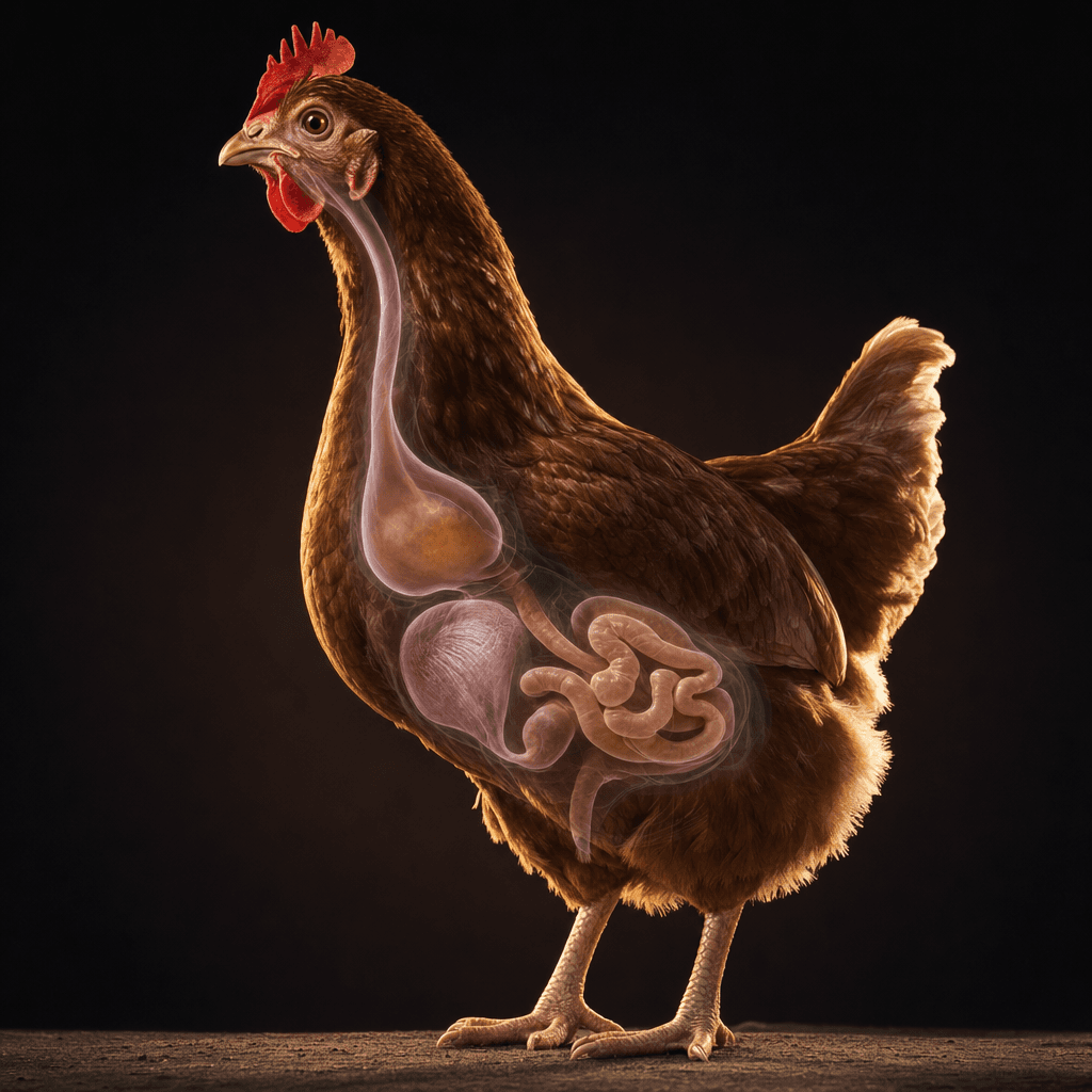 Natural gut health support for chickens
